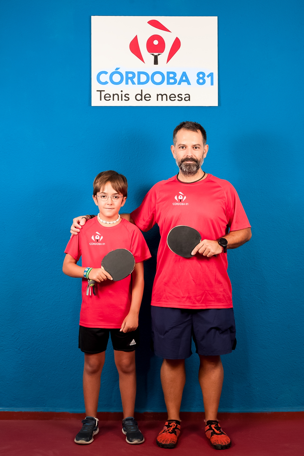 Nicolás y Ángel (Temporada 2023-2026) Jugadores del Tenis de Mesa Córdoba 81